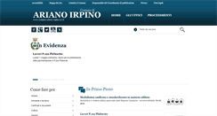 Desktop Screenshot of comunediariano.it